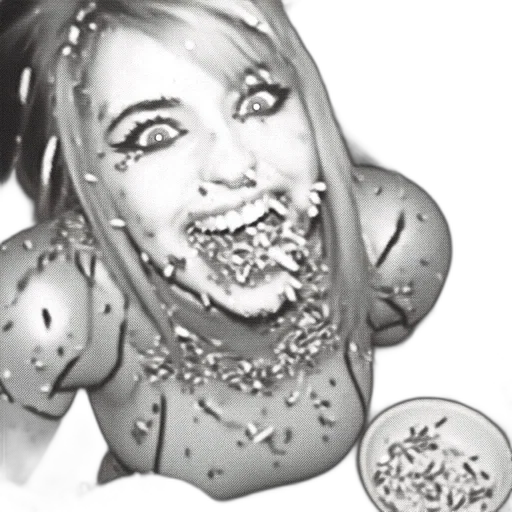 jewelry, food, face, concept art transparent PNG cut-out