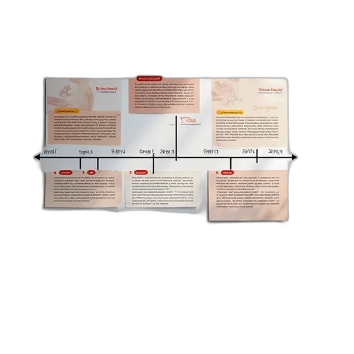 red, powerpoint, project, timeline transparent PNG cut-out