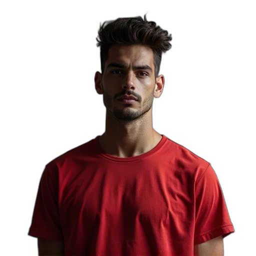 face, jacket, staff, hair transparent PNG cut-out