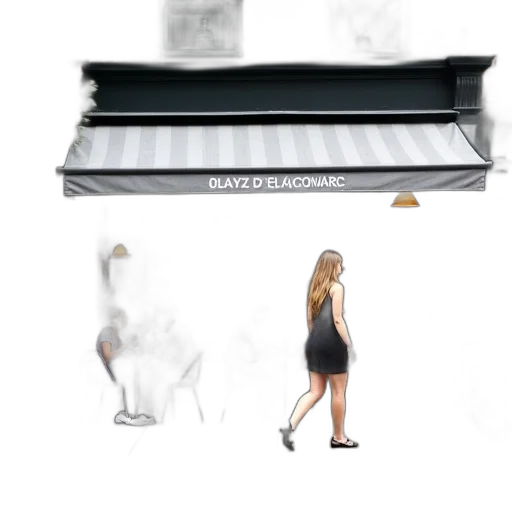 umbrella, dress, furniture, staff transparent PNG cut-out