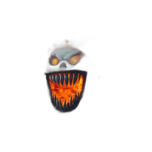 mask, creature, face, dragon transparent PNG cut-out