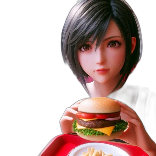 food, face, photorealistic, concept art transparent PNG cut-out