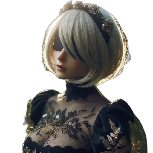 dress, crown, mask, face transparent PNG cut-out