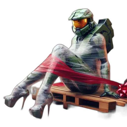 weapon, robot, jacket, concept art transparent PNG cut-out