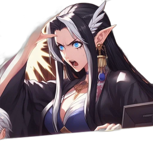 dragon, staff, sword, weapon transparent PNG cut-out