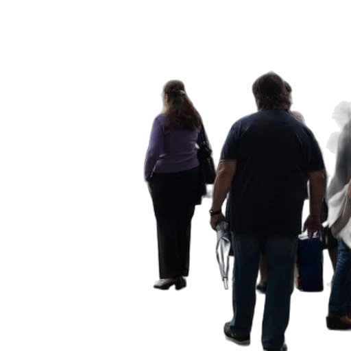 staff, 3d render, group, people transparent PNG cut-out