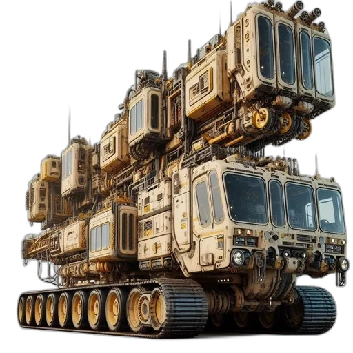 weapon, robot, animal, car transparent PNG cut-out