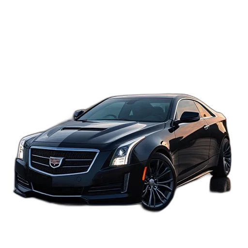 car, 3d render, 2013, cadillac transparent PNG cut-out