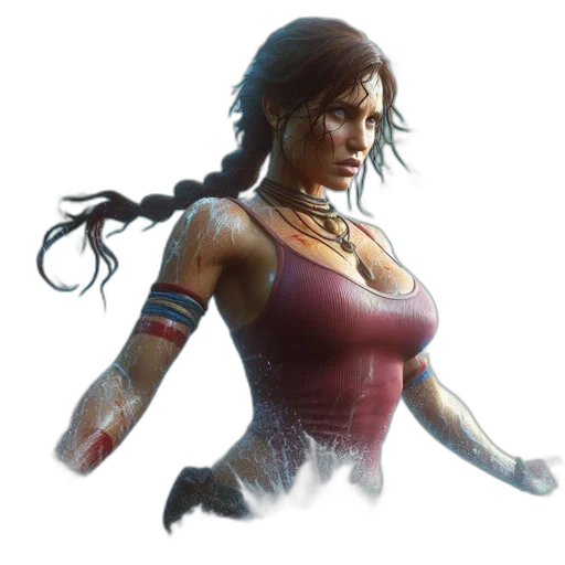 concept art, fantasy art, 3d render, pixel art transparent PNG cut-out
