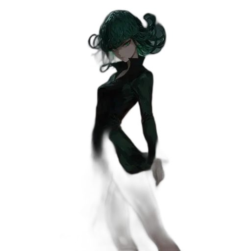 dress, mask, creature, hair transparent PNG cut-out