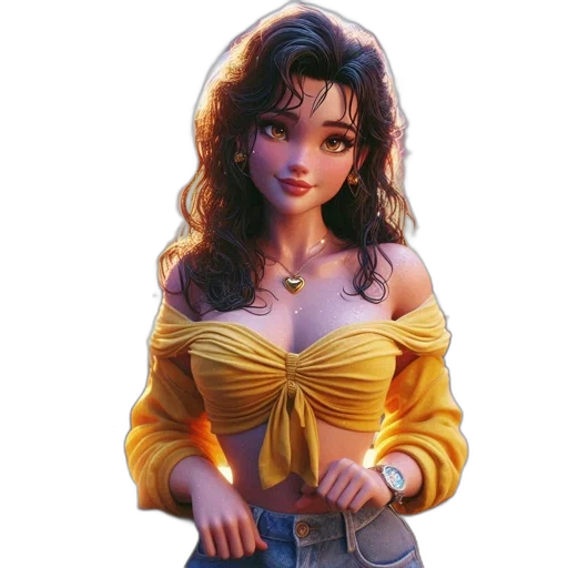 dress, jewelry, jacket, fantasy art transparent PNG cut-out