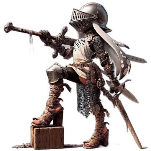 robot, weapon, sword, concept art transparent PNG cut-out