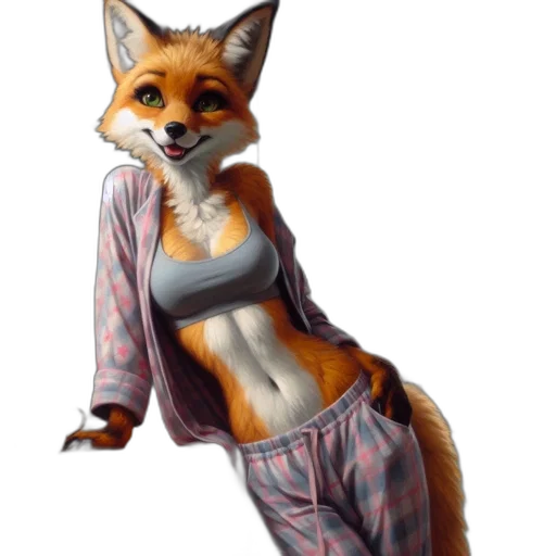 animal, dress, concept art, photorealistic transparent PNG cut-out