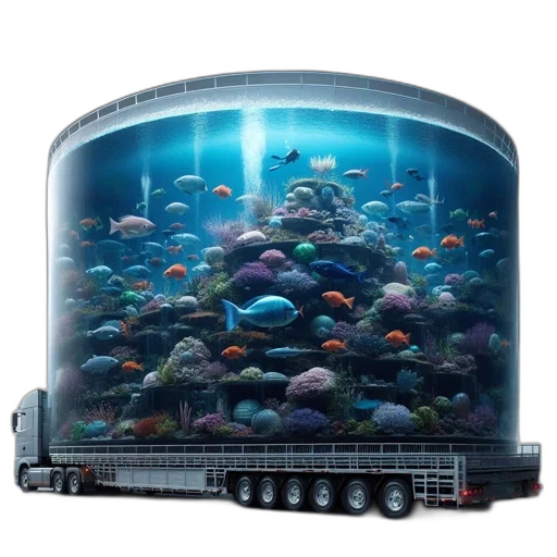 car, concept art, 3d render, underwater transparent PNG cut-out