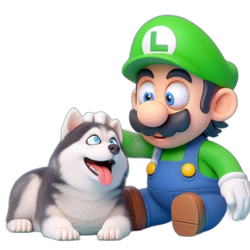 animal, creature, staff, 3d render transparent PNG cut-out