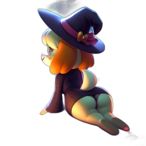 hat, staff, robot, umbrella transparent PNG cut-out
