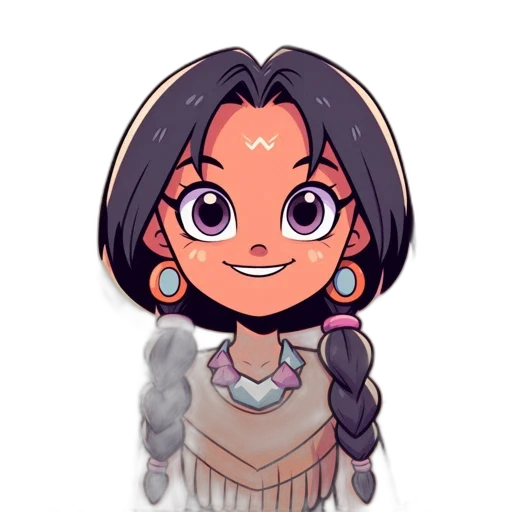 jewelry, staff, face, cartoon transparent PNG cut-out