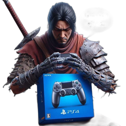 weapon, concept art, figure, donning transparent PNG cut-out