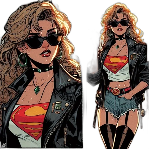 comic book art, concept art, cartoon, pixel art transparent PNG cut-out