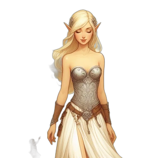 dress, dragon, fantasy art, concept art transparent PNG cut-out
