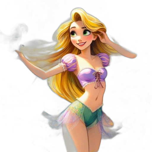 dress, fantasy art, concept art, cartoon transparent PNG cut-out