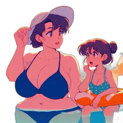 hat, concept art, anime, vaporwave transparent PNG cut-out