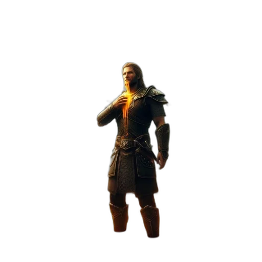 weapon, jacket, sword, staff transparent PNG cut-out
