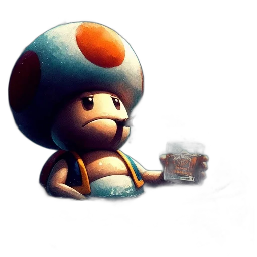 robot, hat, food, creature transparent PNG cut-out