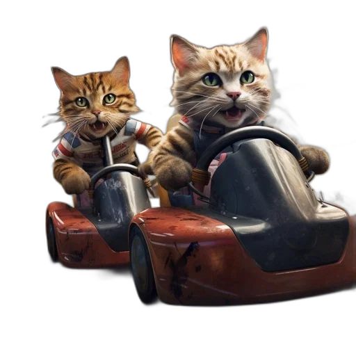 car, furniture, concept art, photorealistic transparent PNG cut-out