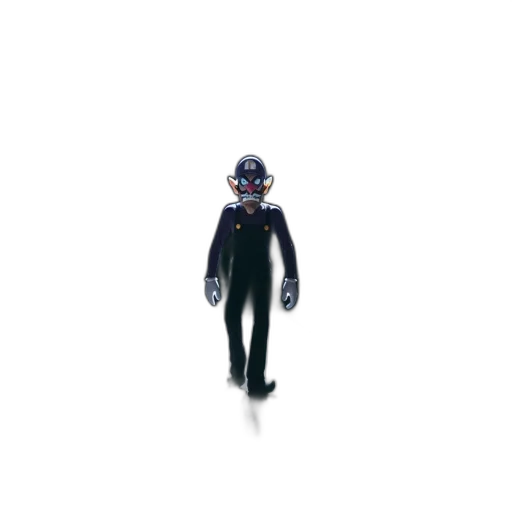 mask, robot, creature, jacket transparent PNG cut-out