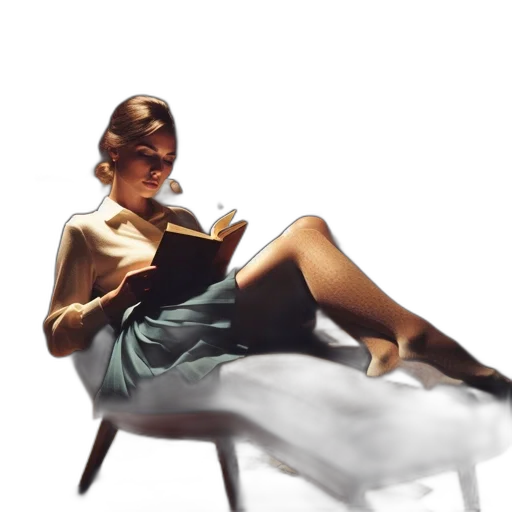 dress, furniture, shoes, photorealistic transparent PNG cut-out