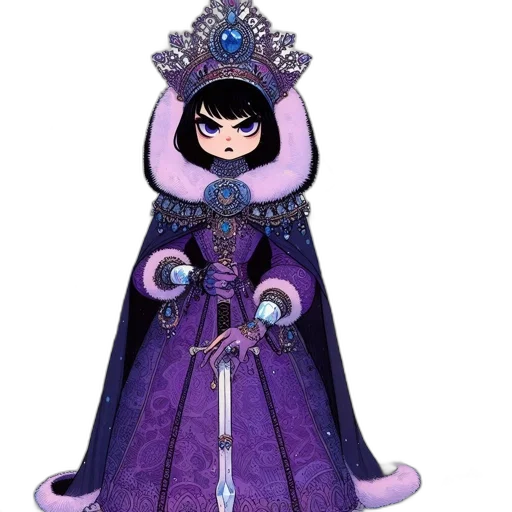 crown, dress, jewelry, concept art transparent PNG cut-out