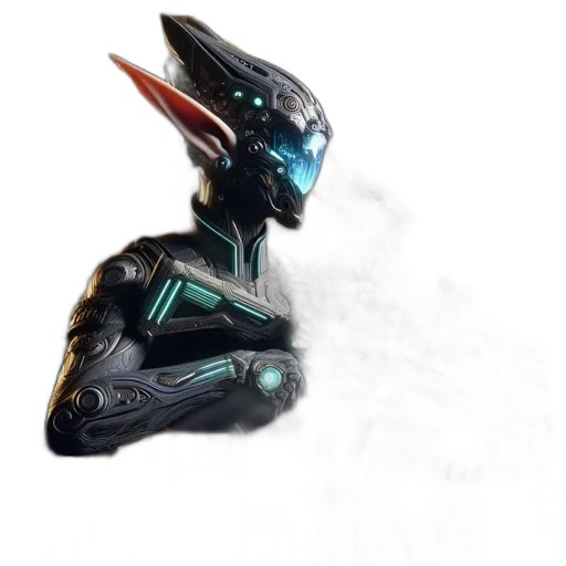 robot, mask, dragon, creature transparent PNG cut-out