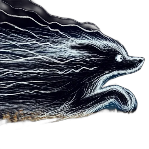 hair, creature, dragon, mask transparent PNG cut-out