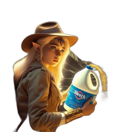 bottle, weapon, hat, jacket transparent PNG cut-out