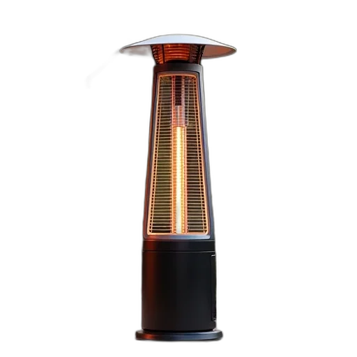 3d render, outdoor, heater, manual transparent PNG cut-out