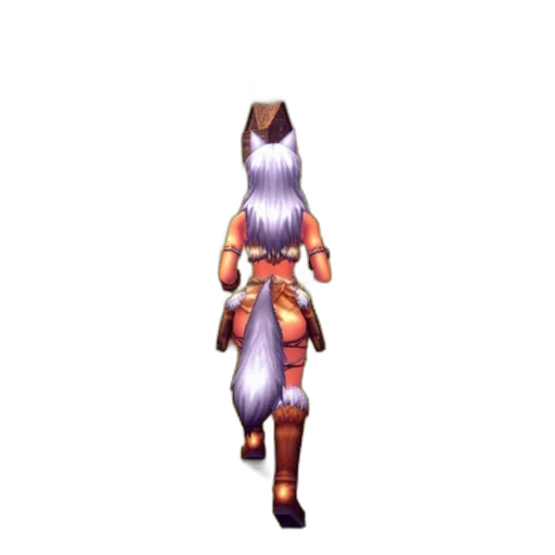staff, dress, weapon, hair transparent PNG cut-out