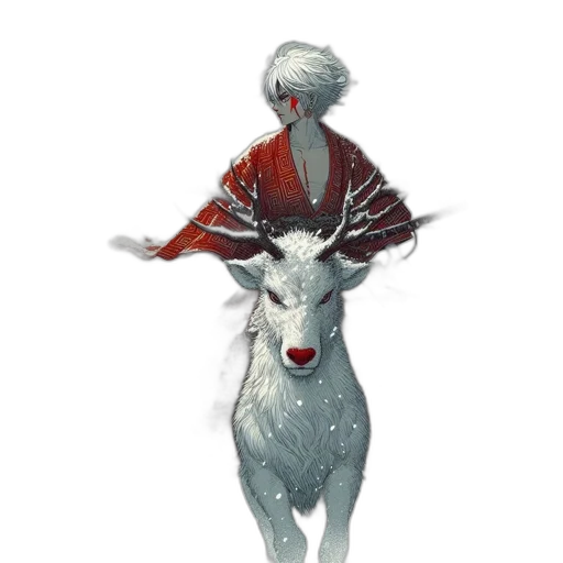 crown, creature, animal, staff transparent PNG cut-out