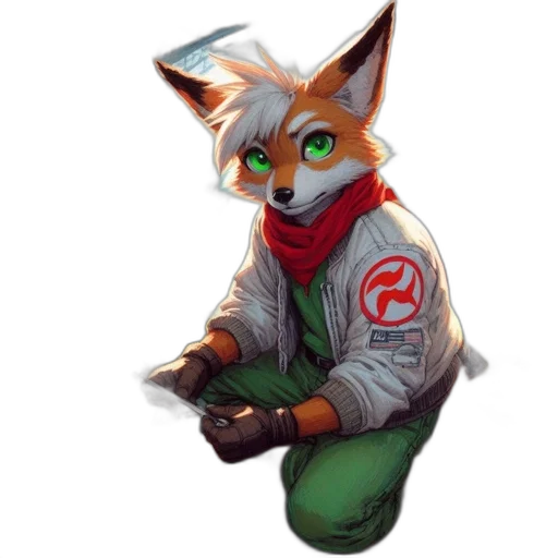 staff, jacket, animal, weapon transparent PNG cut-out