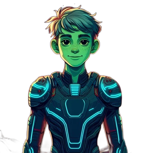 robot, concept art, comic book art, cartoon transparent PNG cut-out