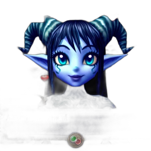 staff, face, mask, fantasy art transparent PNG cut-out