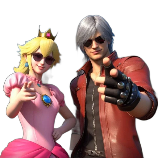 jacket, weapon, concept art, 3d render transparent PNG cut-out