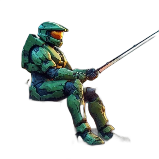 weapon, sword, robot, staff transparent PNG cut-out