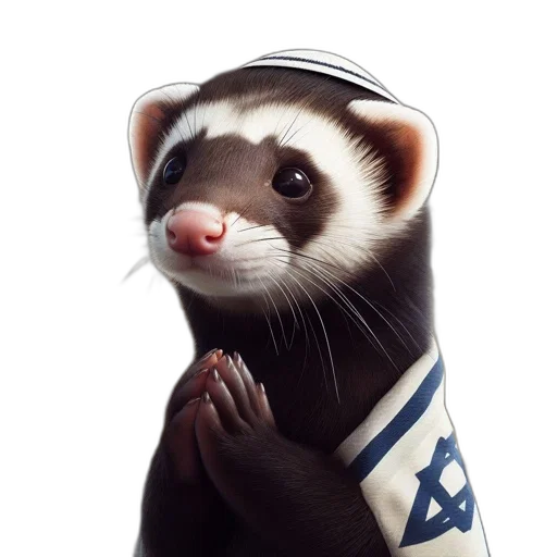 animal, hat, staff, creature transparent PNG cut-out