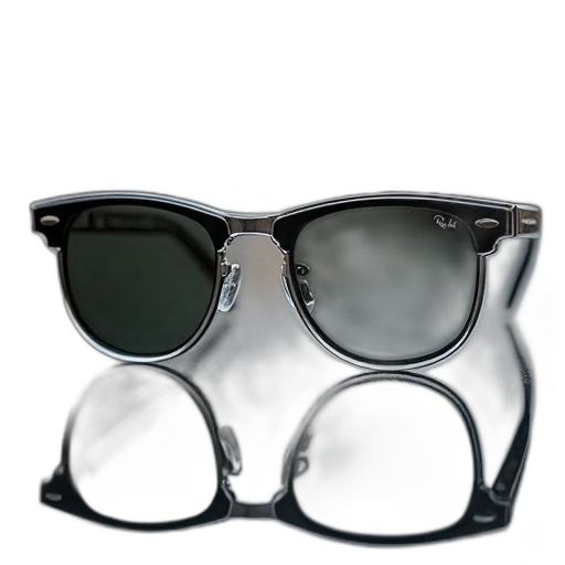 3d render, monochrome, ray, ban transparent PNG cut-out