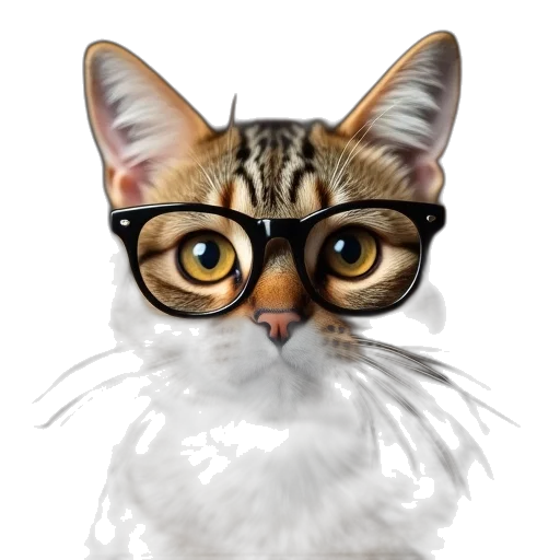 animal, staff, face, photorealistic transparent PNG cut-out