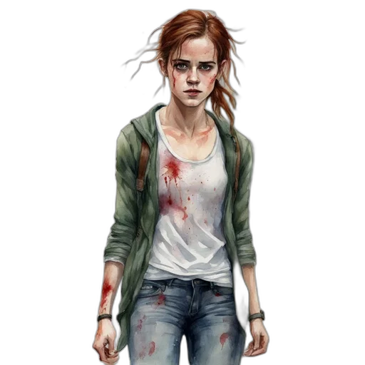 jacket, face, concept art, comic book art transparent PNG cut-out