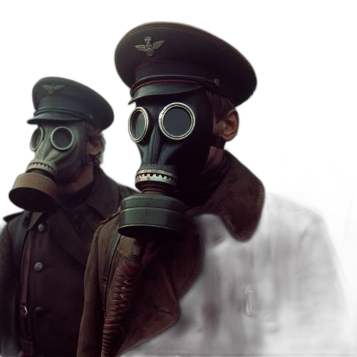 mask, staff, jacket, face transparent PNG cut-out