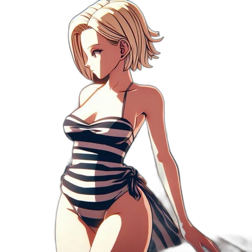 dress, comic book art, cartoon, concept art transparent PNG cut-out