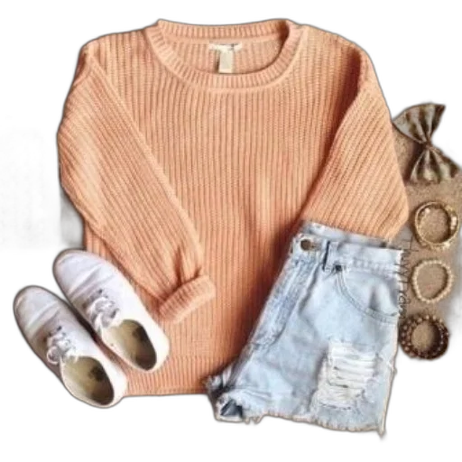 jacket, jewelry, earth tones, pastel transparent PNG cut-out